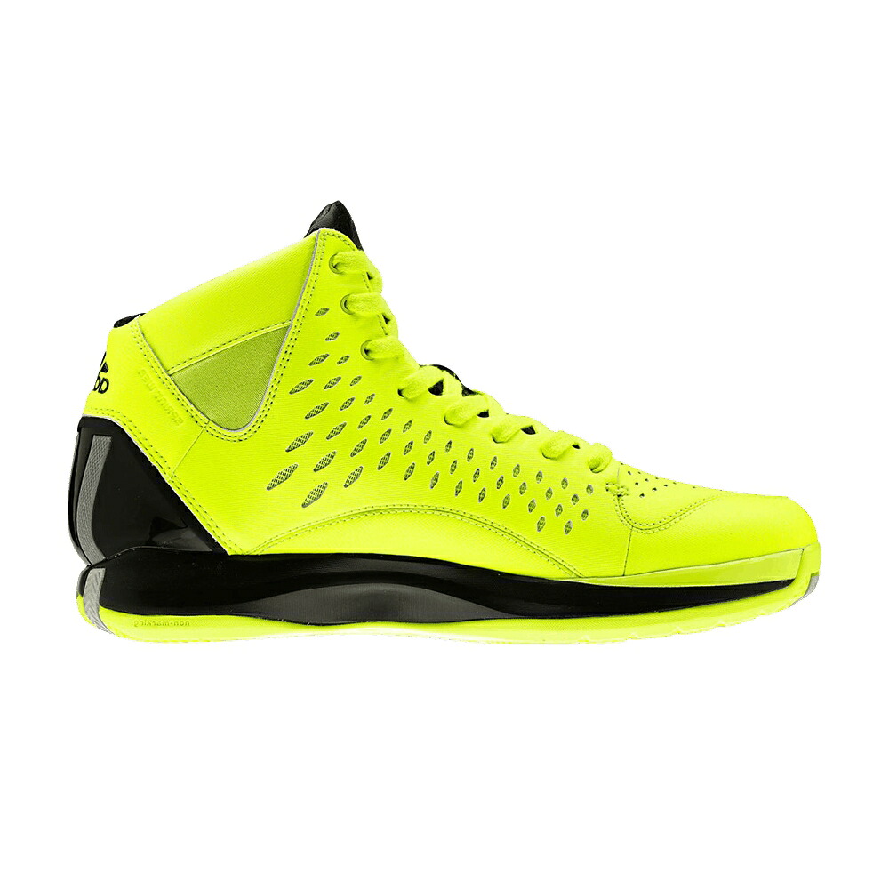 アディダス ローズ 黒色 ブラック 'ELECTRICITY' スニーカー メンズ ADIDAS D ROSE 3 / VOLT BLACK｜スニケス