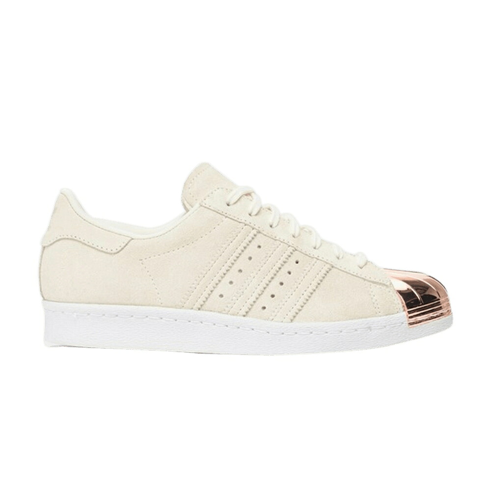 アディダス スーパースター メタル 白色 ホワイト 銅色 コッパー 'OFF WHITE' スニーカー レディース ADIDAS WMNS SUPERSTAR 80S METAL TOE / OFF WHITE OFF WHITE COPPER｜スニケス