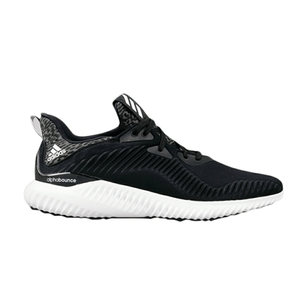 アディダス 黒色 ブラック 白色 ホワイト 'BLACK WHITE' スニーカー メンズ ADIDAS ALPHABOUNCE / BLACK WHITE GRANITE|スニケス