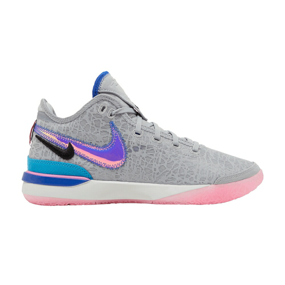ナイキ ズーム レブロン 灰色 グレー ピンク '1984' スニーカー メンズ NIKE ZOOM LEBRON NXXT GEN / WOLF GREY PINK SPELL HYPER ROYAL|スニケス
