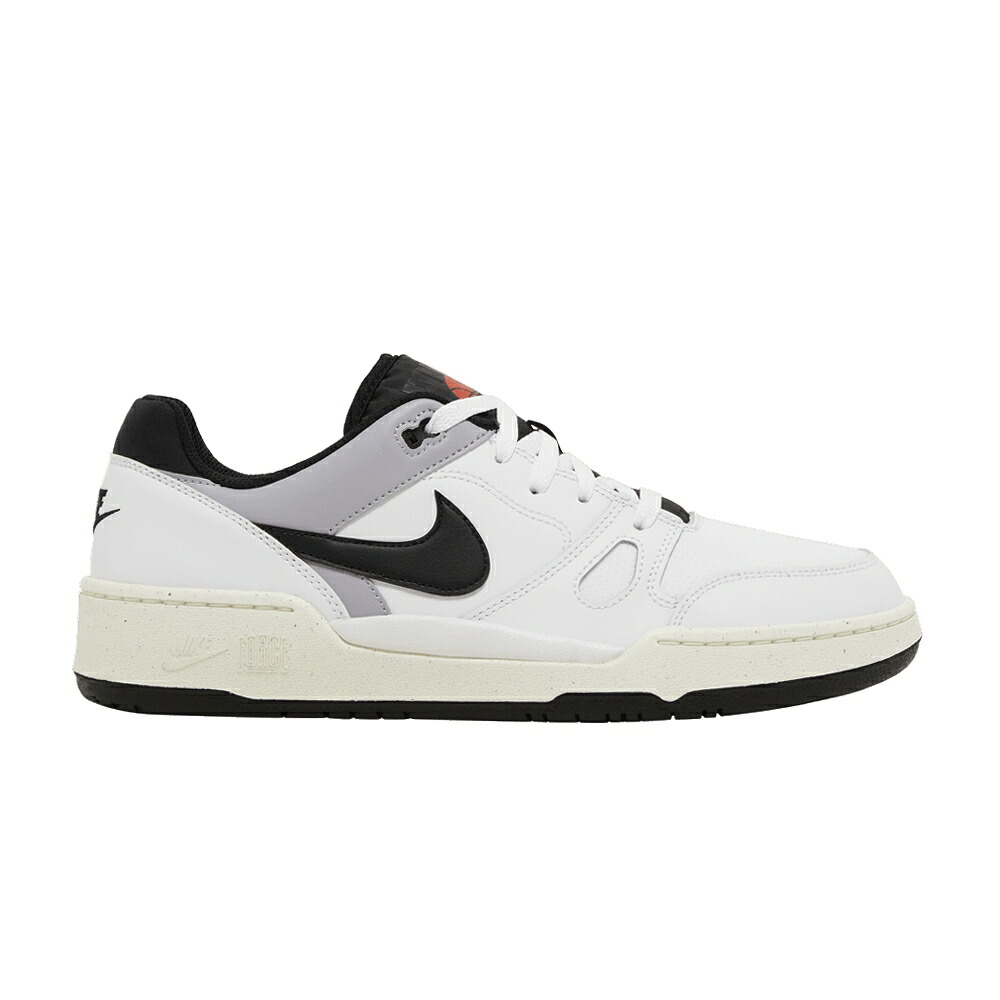 ナイキ 白色 ホワイト 黒色 ブラック 'WHITE BLACK' スニーカー メンズ NIKE FULL FORCE LOW / WHITE PEWTER SAIL BLACK