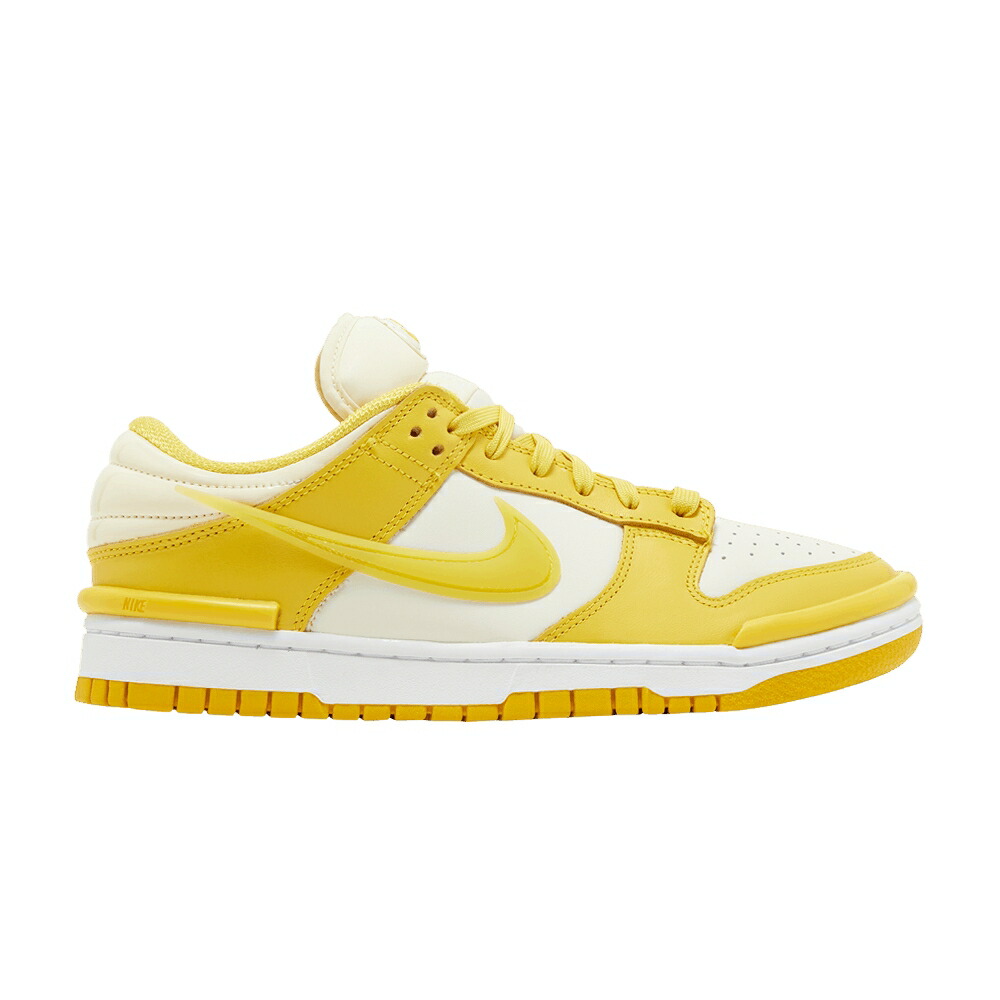 ナイキ レディース ダンク 白色 ホワイト WOMEN ダンクロー VIVID SULFUR スニーカー メンズ NIKE DUNK LOW TWIST / COCONUT MILK WHITE VIVID SULFUR