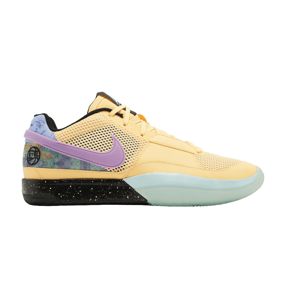 ナイキ ラッシュ 黒色 ブラック EYBL スニーカー メンズ NIKE JA 1 / MELON TINT RUSH FUCHSIA BLACK