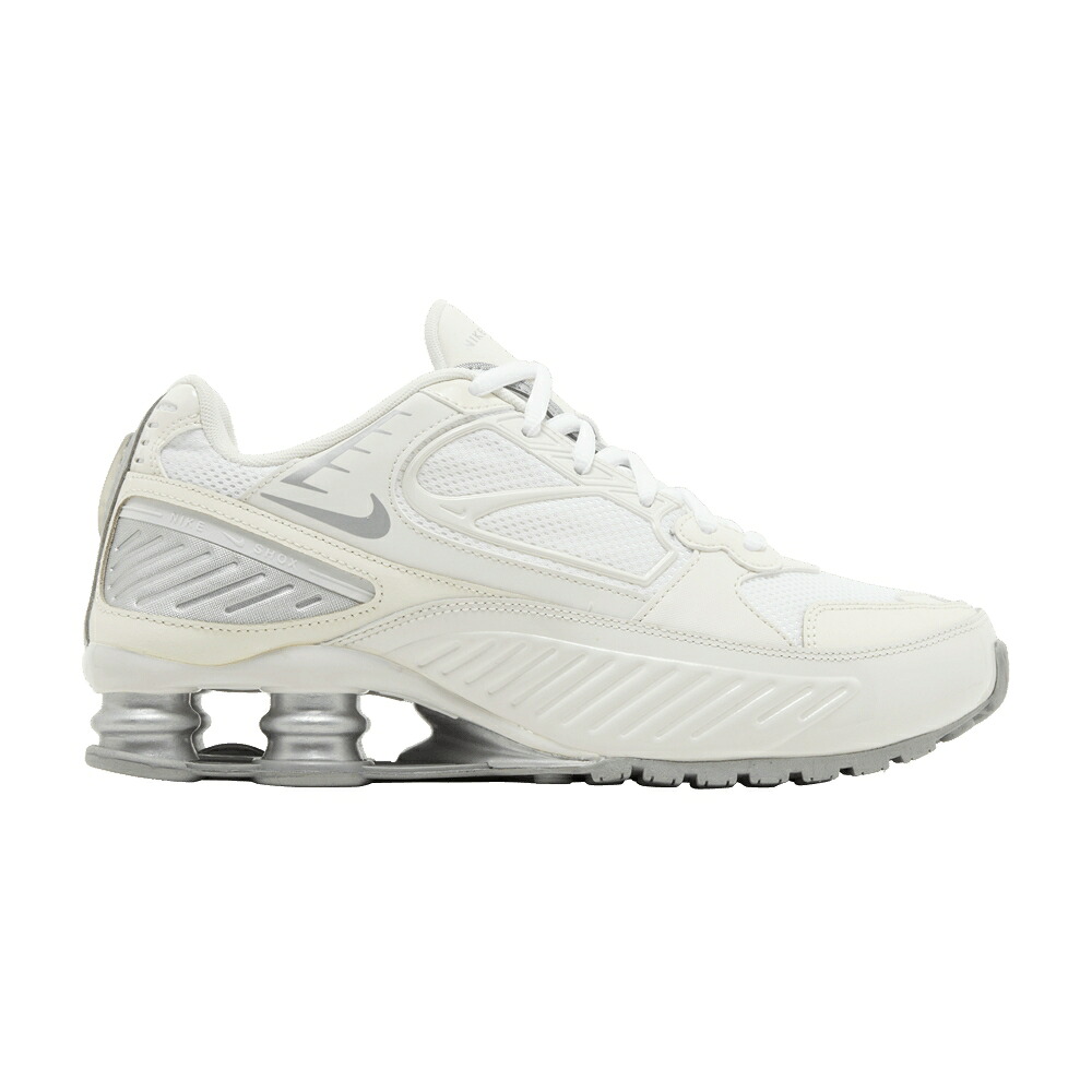 ナイキ ショックス しろがね色 しろがね色 白いこと 白いこと \u0027PALE IVORY\u0027 スニーカー レディース NIKE WMNS SHOX ENIGMA / PHANTOM METALLIC SILVER WHITE