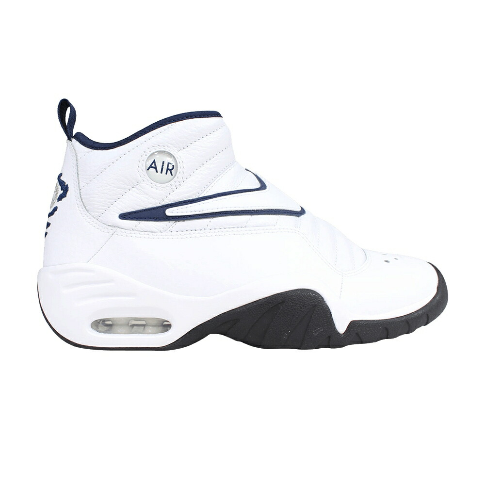 ナイキ 白色 ホワイト 紺色 ネイビー 黒色 ブラック 'WHITE NAVY' ジュニア キッズ NIKE AIR SHAKE NDESTRUKT GS / WHITE MIDNIGHT NAVY BLACK ベビー マタニティ スニーカー