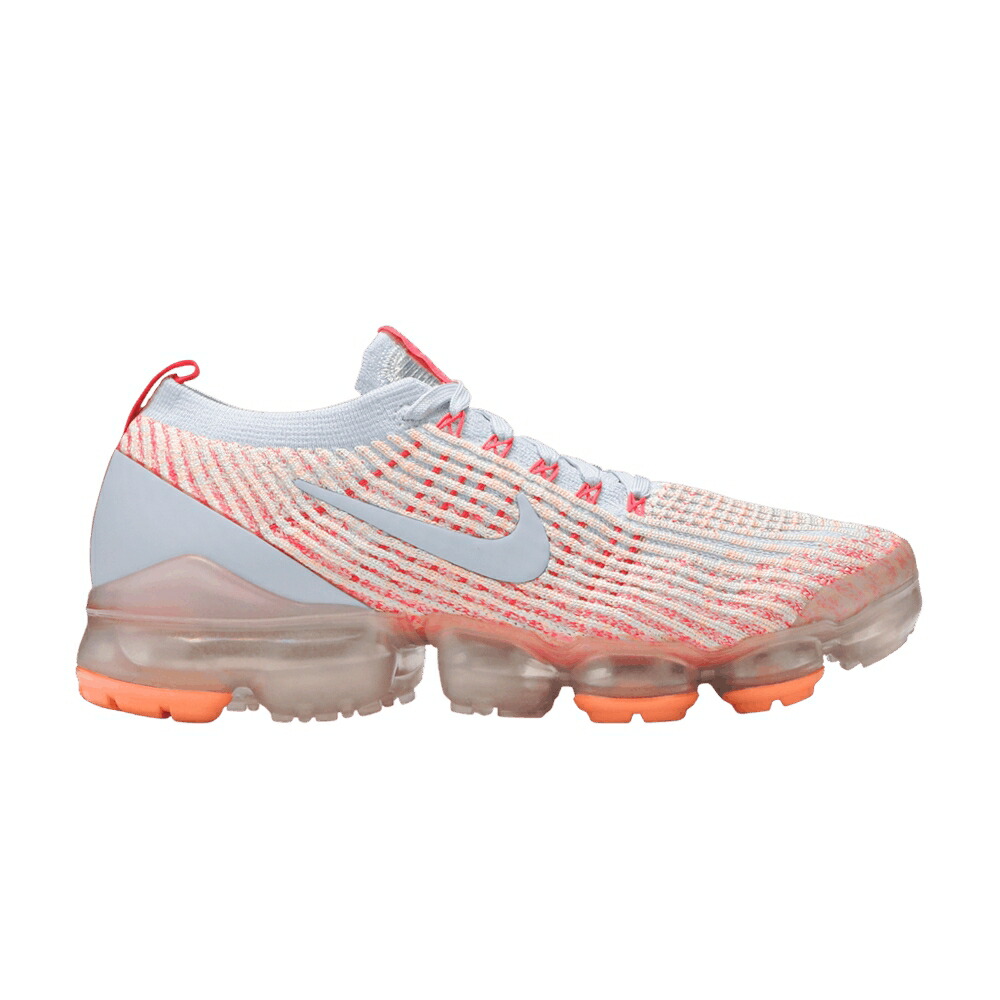 ナイキ フライニット 青色 ブルー 橙 オレンジ 赤 レッド エアヴェイパーマックス 'BLUE ORANGE' スニーカー レディース NIKE WMNS AIR VAPORMAX FLYKNIT 3 / HYDROGEN BLUE ORANGE PULSE RED