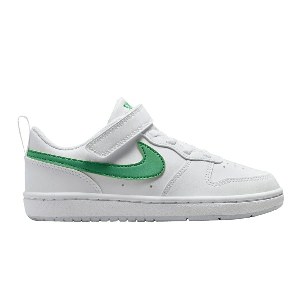 ナイキ コート スタジアム 白色 ホワイト 灰色 グレー コートバーロウ 'WHITE GREEN' ジュニア キッズ NIKE COURT BOROUGH LOW RECRAFT PS STADIUM / WHITE FOOTBALL GREY STADIUM ベビー マタニティ スニーカー