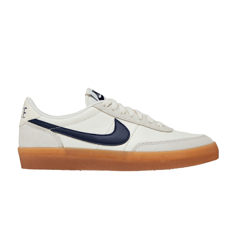 ナイキ 黄味がかった 黄色 紺色 米国海軍 \u0027MIDNIGHT NAVY\u0027 スニーカー レディース NIKE WMNS KILLSHOT 2 / SAIL GUM YELLOW MIDNIGHT NAVY