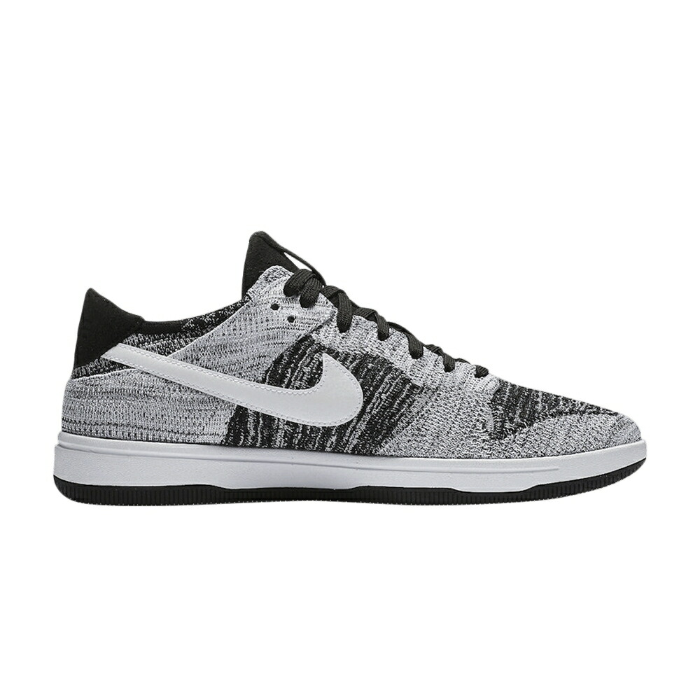 ナイキ ダンク フライニット 灰色 グレー 黒色 ブラック 白色 ホワイト ダンクロー OREO スニーカー メンズ NIKE DUNK LOW FLYKNIT / GREY BLACK WHITE