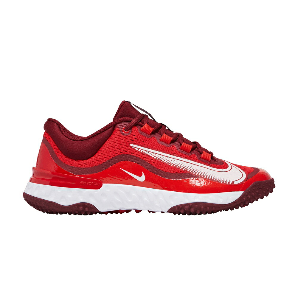 ナイキ アルファ ハラチ エリート 赤 赤いこと 野球クラブ アルファハラチ \u0027UNIVERSITY RED\u0027 スニーカー メンズ NIKE ALPHA HUARACHE ELITE 4 TF / UNIVERSITY RED TEAM RED HABANERO