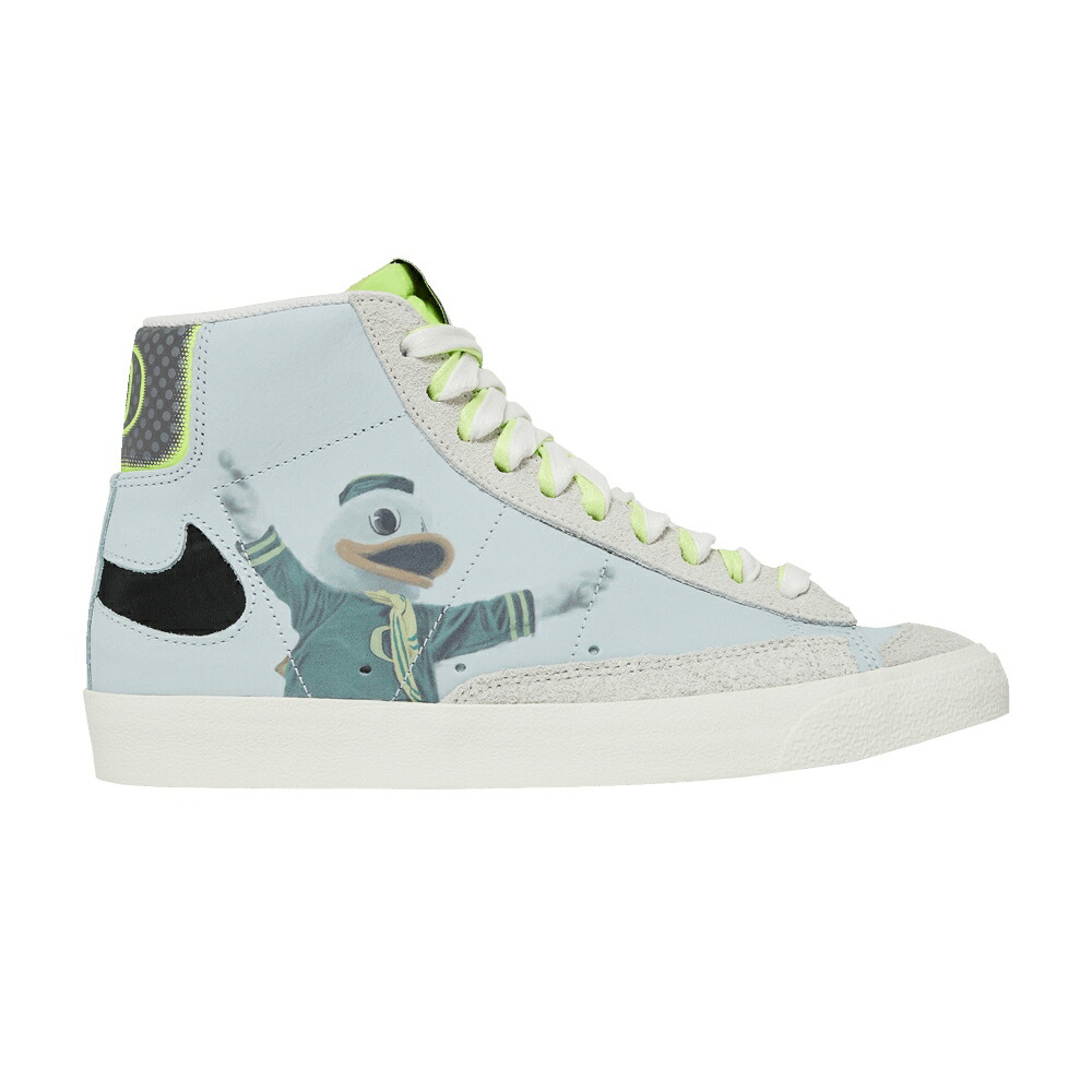 ナイキ ブレイザー ミッド オレゴン レディース 青色 ブルー UNIVERSITY WOMEN BASKETBALL スニーカー メンズ NIKE BLAZER MID 77 OF OREGON PE / BLUE TINT
