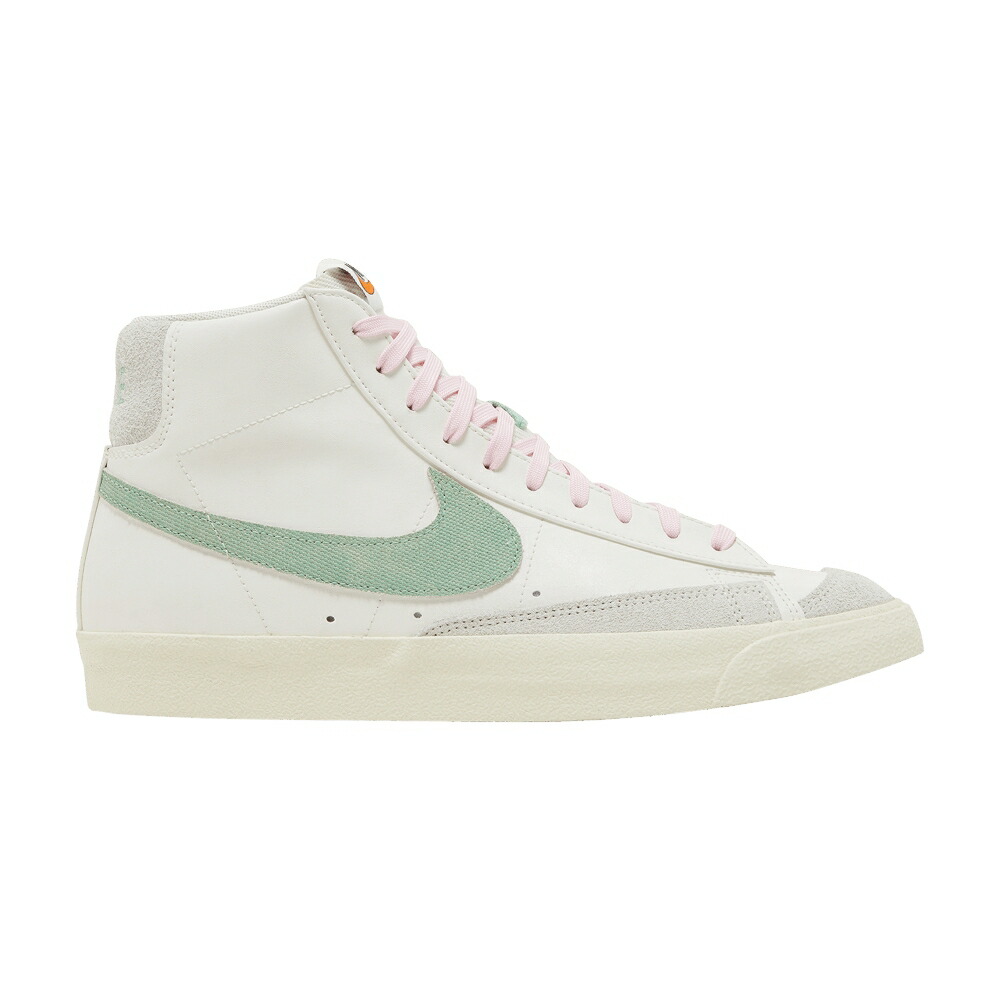ナイキ ブレイザー ミッド プレミアム フレッシュ 77 CERTIFIED GREEN スニーカー メンズ NIKE BLAZER MID PREMIUM FRESH - SAIL ENAMEL / SAIL COCONUT MILK OFF NOIR