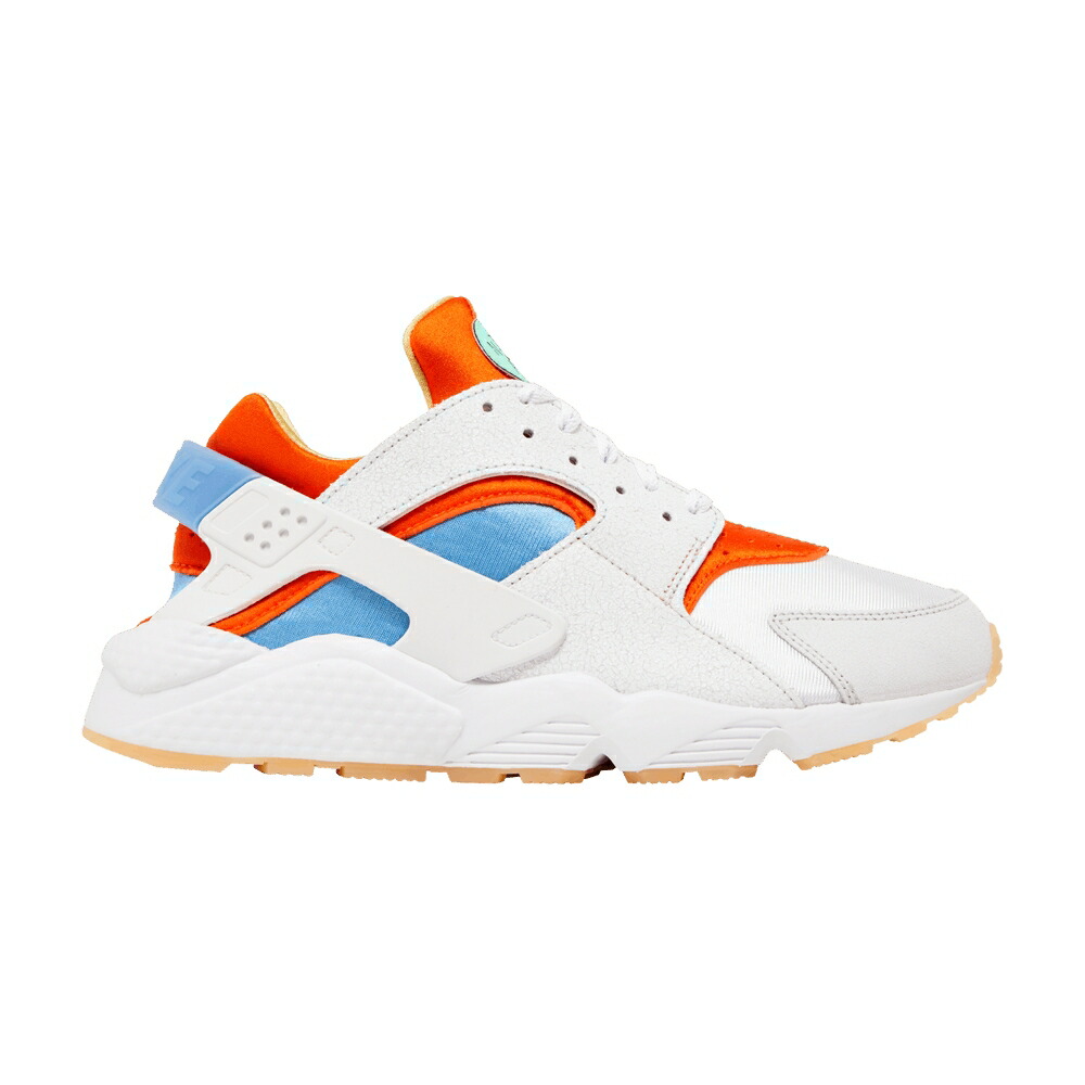 ナイキ ハラチ 白色 ホワイト 青色 ブルー WHITE ORANGE スニーカー メンズ NIKE AIR HUARACHE SAFETY / WHITE UNIVERSITY BLUE LILAC