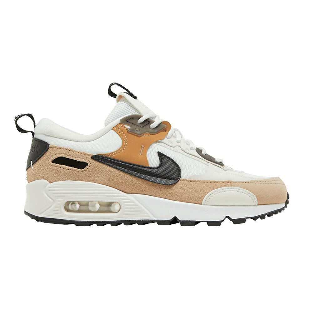 ナイキ マックス 黒いこと 黒いこと 大気圏マックス \u0027TAN\u0027 スニーカー レディース NIKE WMNS AIR MAX 90 FUTURA / PHANTOM HEMP SANDDRIFT BLACK