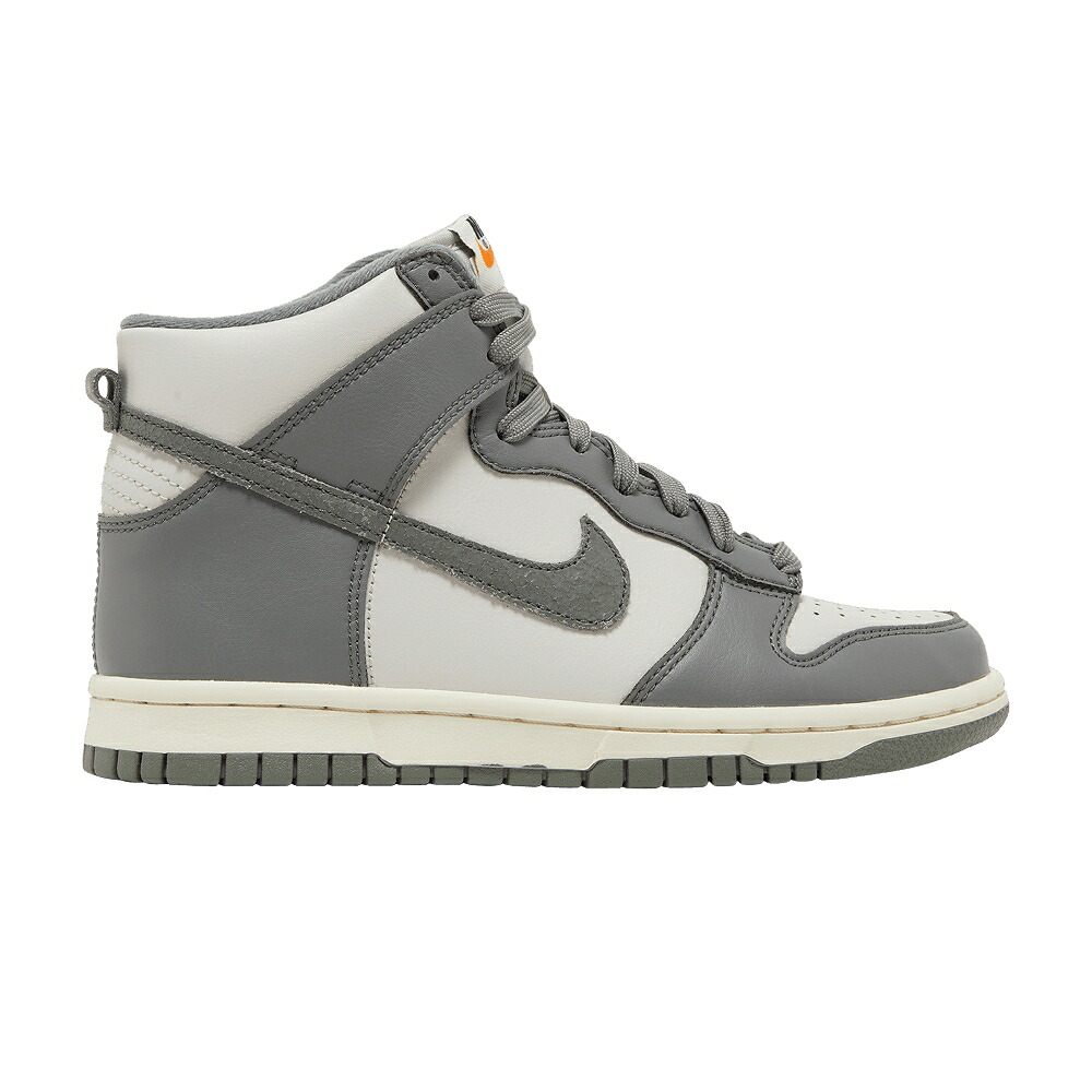ナイキ ダンク ハイ アルファ ダンクハイ 'LIGHT GREY' ジュニア キッズ NIKE DUNK HIGH SE GS BONE TUMBLED / LIGHT BONE COCONUT MILK ALPHA ベビー マタニティ スニーカー|スニケス