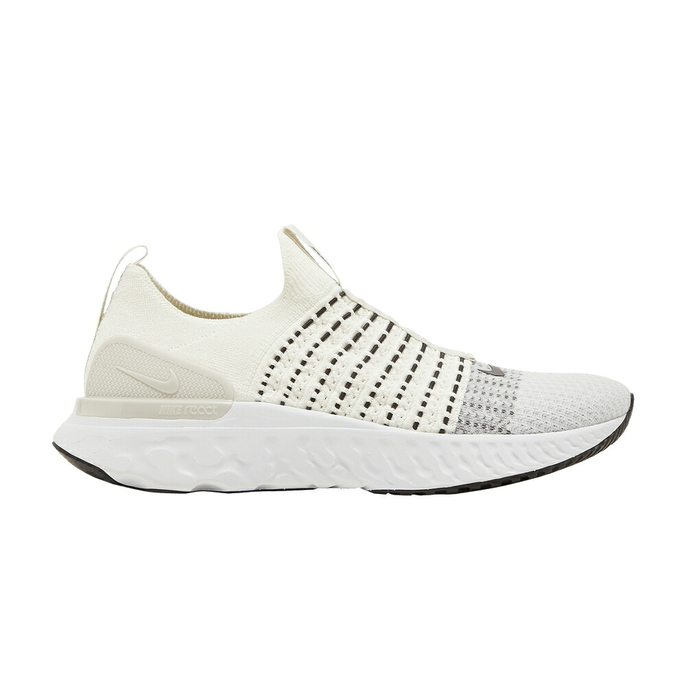 ナイキ リアクト ラン フライニット 白色 ホワイト 黒色 ブラック 'SAIL BONE' スニーカー メンズ NIKE REACT PHANTOM RUN FLYKNIT 2 LIGHT / SAIL WHITE LIGHT BONE BLACK