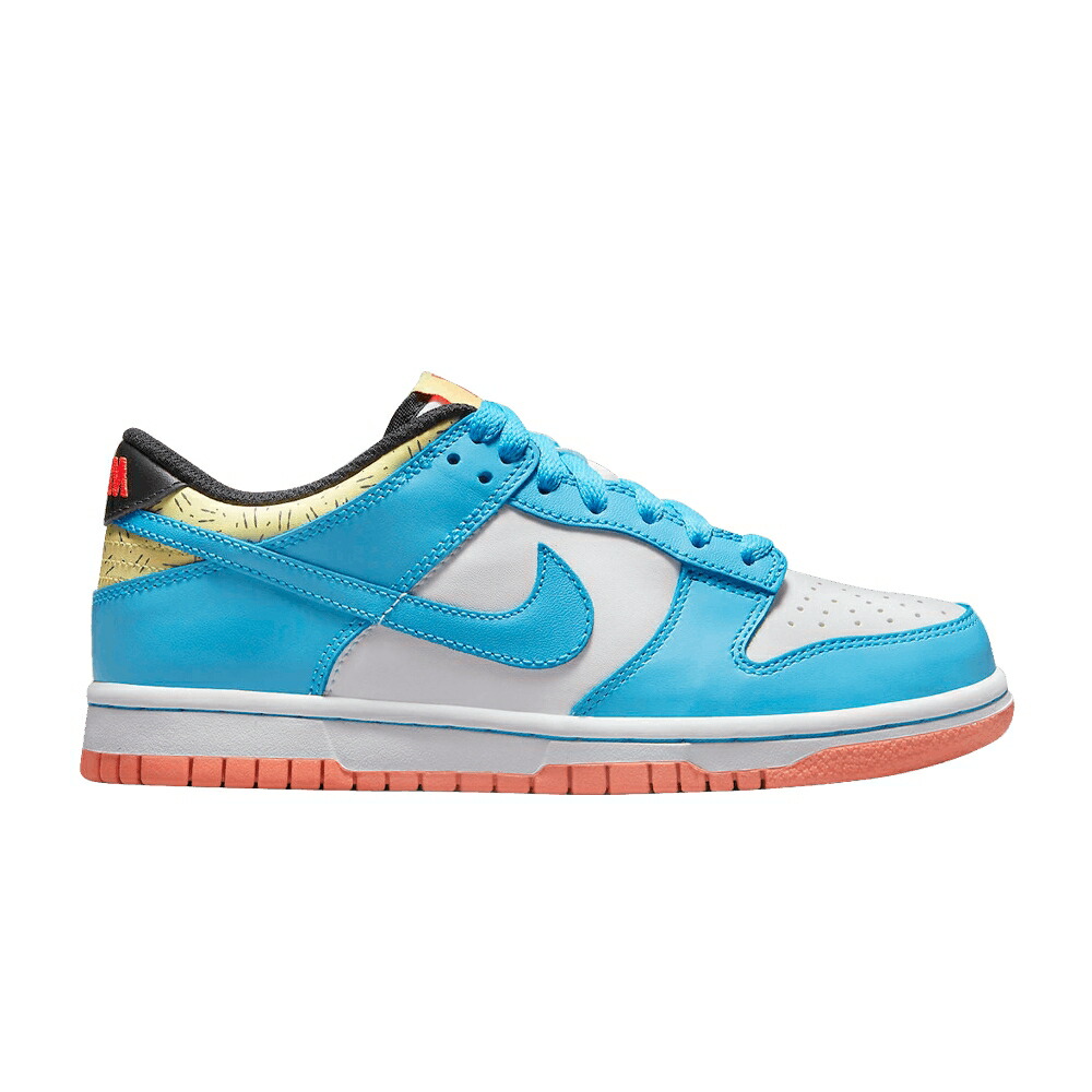 ナイキ カイリー アービング ダンク 青色 ブルー 白色 ホワイト ダンクロー 'BALTIC GUM' ジュニア キッズ NIKE KYRIE IRVING X DUNK LOW SE GS BLUE / BALTIC BLUE BALTIC BLUE WHITE ベビー マタニティ スニー｜スニケス