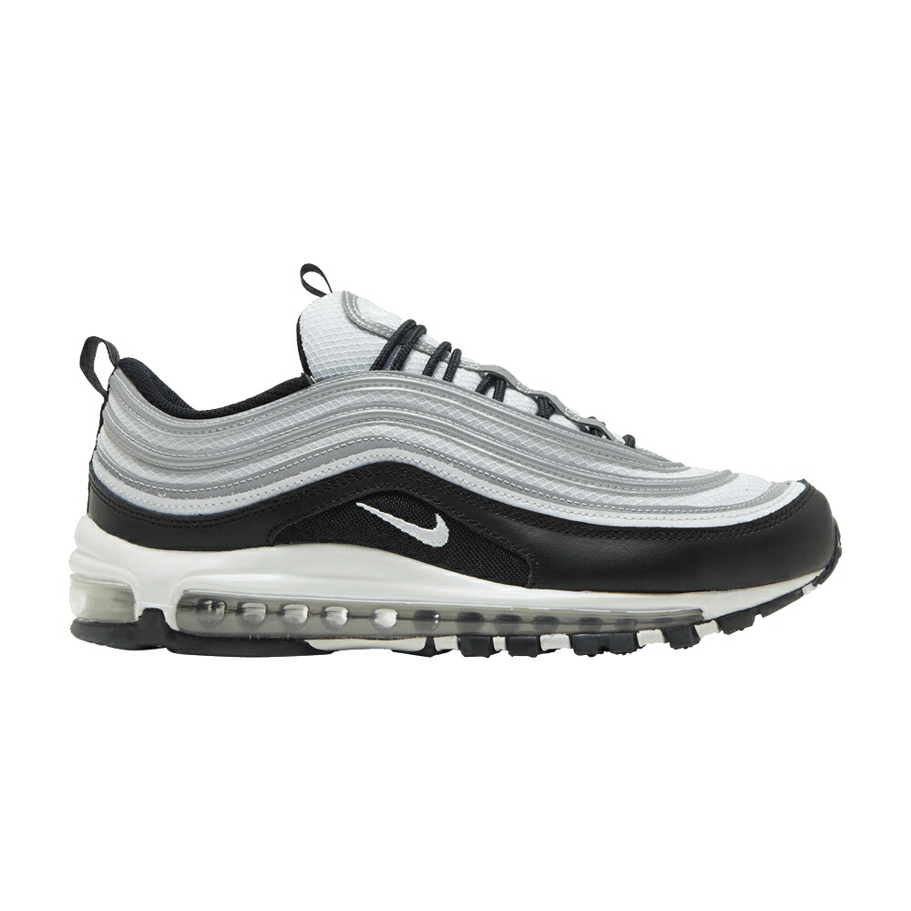 ナイキ マックス 黒色 ブラック 銀色 シルバー エアマックス BLACK SILVER スニーカー メンズ NIKE AIR MAX 97 METALLIC / BLACK REFLECT SILVER METALLIC
