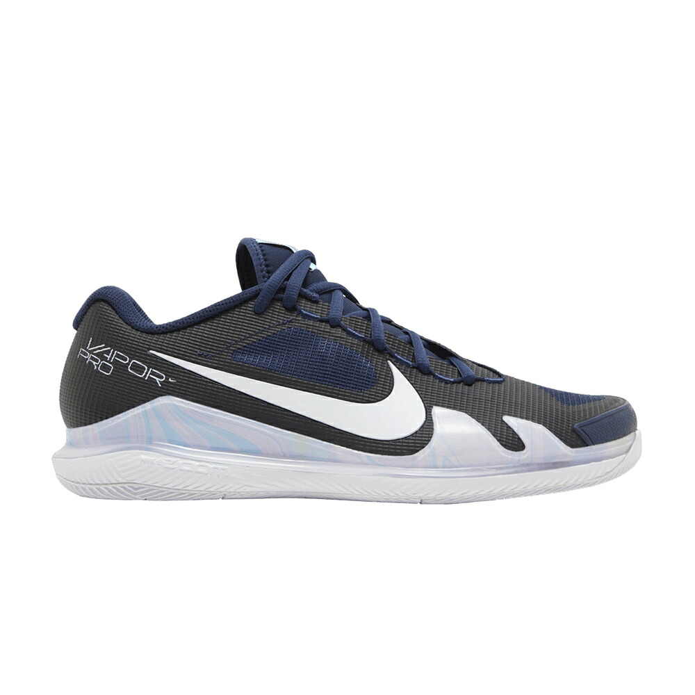ナイキ コート ズーム プロ 紺色 ネイビー 白色 ホワイト 'MIDNIGHT NAVY' スニーカー メンズ NIKE NIKECOURT AIR ZOOM VAPOR PRO / MIDNIGHT NAVY GLACIER ICE WHITE