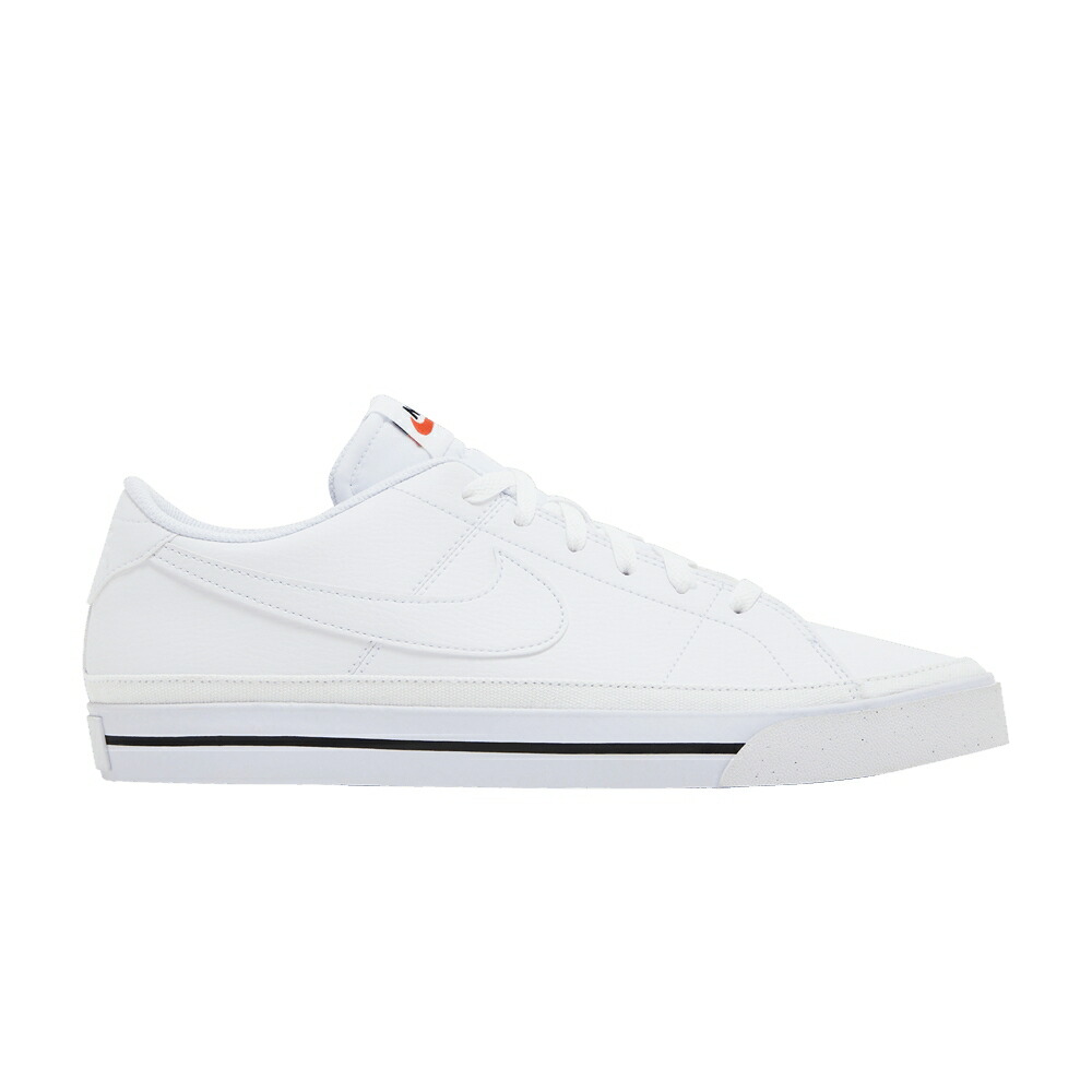 ナイキ コート レガシー 白色 ホワイト 黒色 ブラック WHITE BLACK スニーカー メンズ NIKE COURT LEGACY NEXT NATURE / WHITE BLACK WHITE