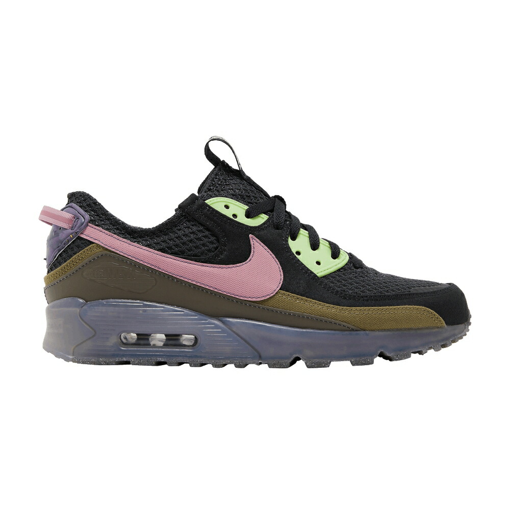 ナイキ マックス 黒色 ブラック ライム エアマックス 'PINK SWOOSH' スニーカー メンズ NIKE AIR MAX TERRASCAPE 90 / BLACK KEY LIME PILGRIM ELEMENTAL