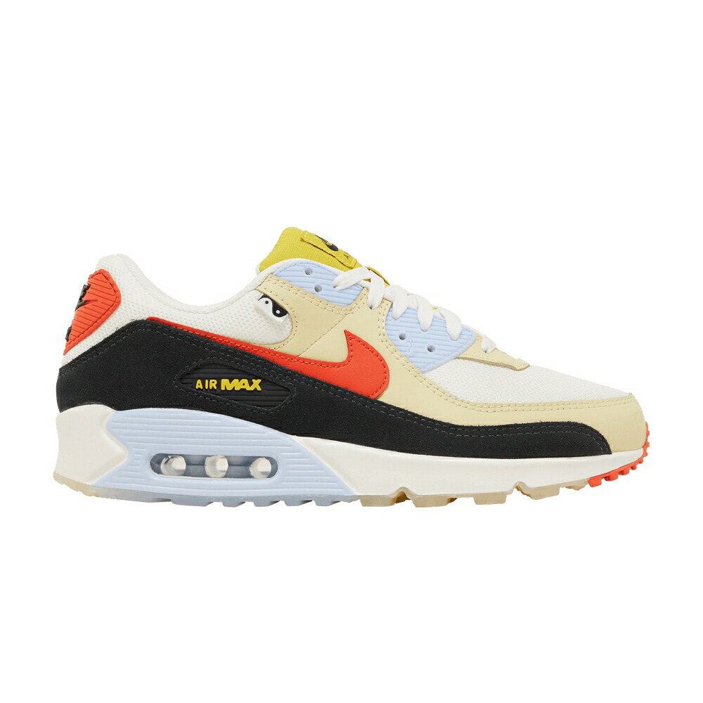 ナイキ マックス 野球クラブ 橙 オレンジ色 大気圏マックス \u0027SET RISE\u0027 スニーカー メンズ NIKE AIR MAX 90 TO / LEMON DROP SAIL TEAM ORANGE OFF