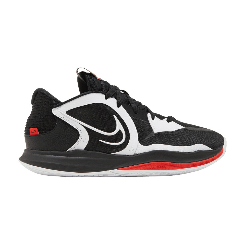 ナイキ カイリー 黒色 ブラック 赤 レッド 白色 ホワイト BRED スニーカー メンズ NIKE KYRIE LOW 5 / BLACK CHILE RED WHITE