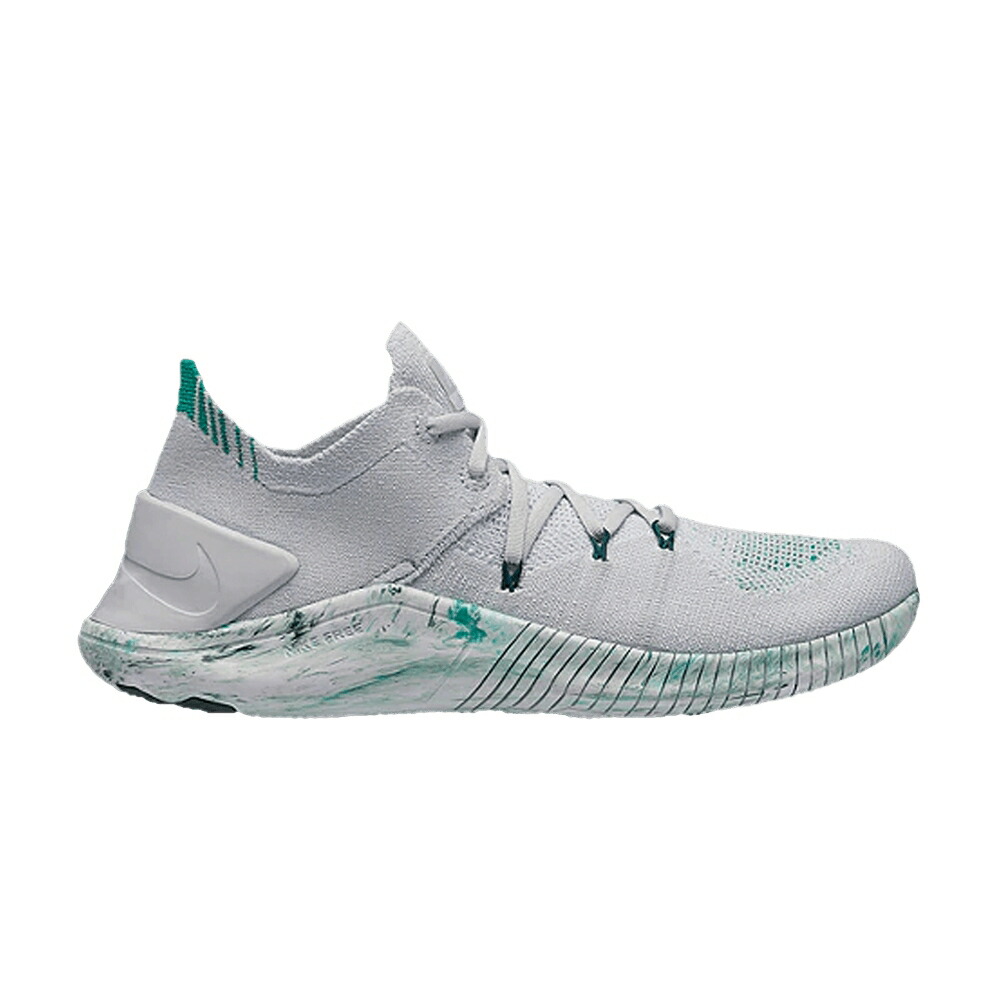 ナイキ フリー フライニット アンプ ピュア プラチナム プロ 'PLATINUM EMERALD' スニーカー レディース NIKE WMNS FREE TR FLYKNIT 3 AMP CLEAR / PURE PLATINUM CLEAR EMERALD PRO 56,520円