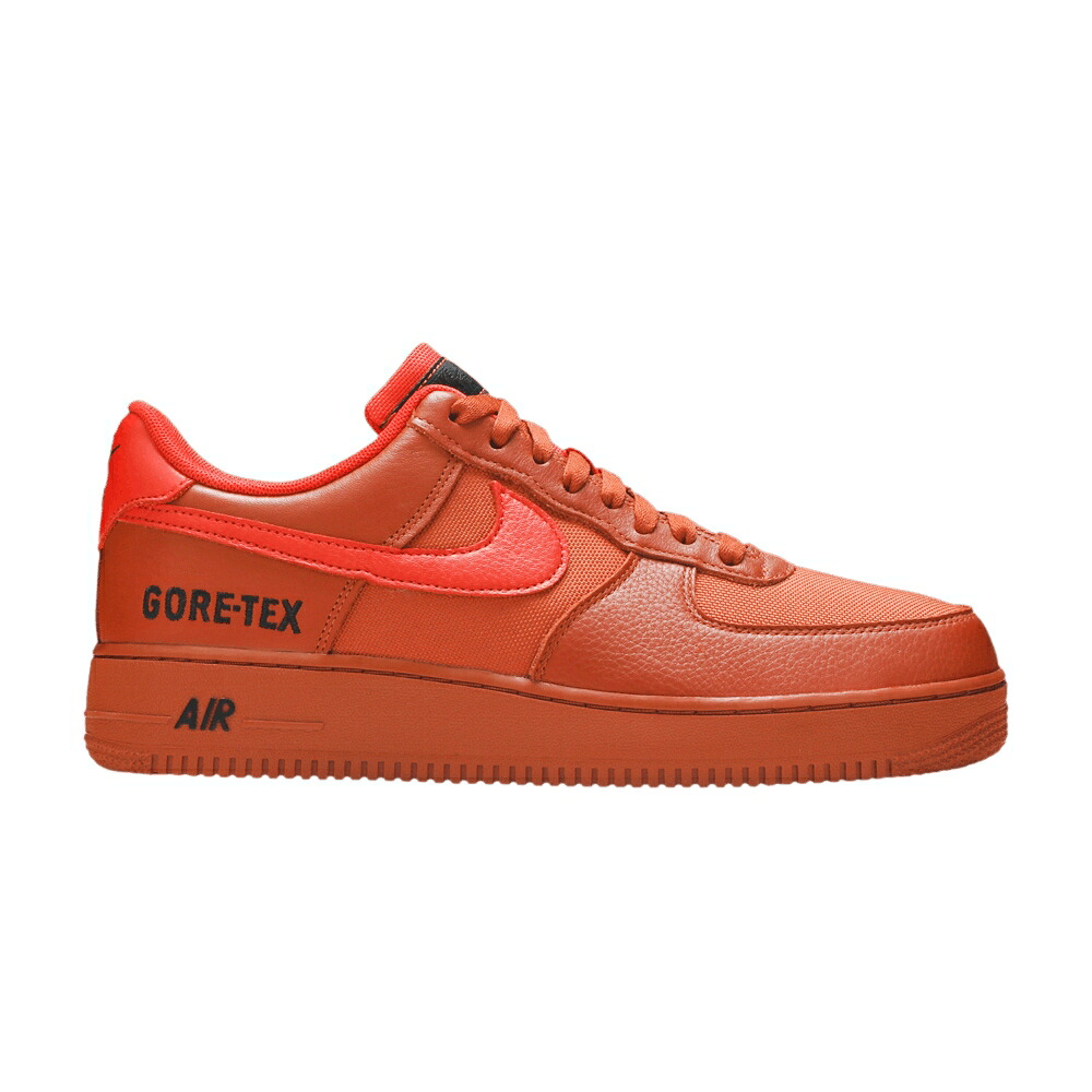 ナイキ ゴアテックス 橙 オレンジ色 黒いこと 黒いこと 空軍 \u0027ORANGE\u0027 スニーカー メンズ NIKE AIR FORCE 1 LOW GORE-TEX / DESERT ORANGE BLACK OFF NOIR