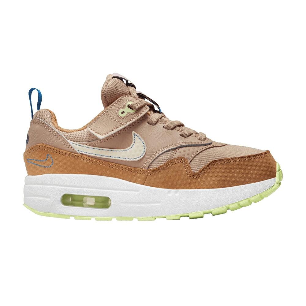 ナイキ マックス 大気圏マックス \u0027HEMP\u0027 お坊っちゃん キッズ NIKE AIR MAX 1 SE EASYON なおなお書き / HEMP FLAX COCONUT MILK もの言う花 マタニティ スニーカー