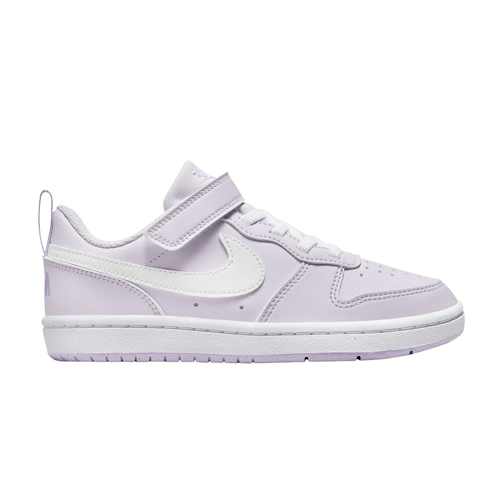 ナイキ 厚地の外套 白いこと 白いこと コートバーロウ \u0027BARELY GRAPE\u0027 お坊っちゃん キッズ NIKE COURT BOROUGH LOW RECRAFT なおなお書き / BARELY GRAPE LILAC BLOOM WHITE もの言う花 マタニティ スニーカー