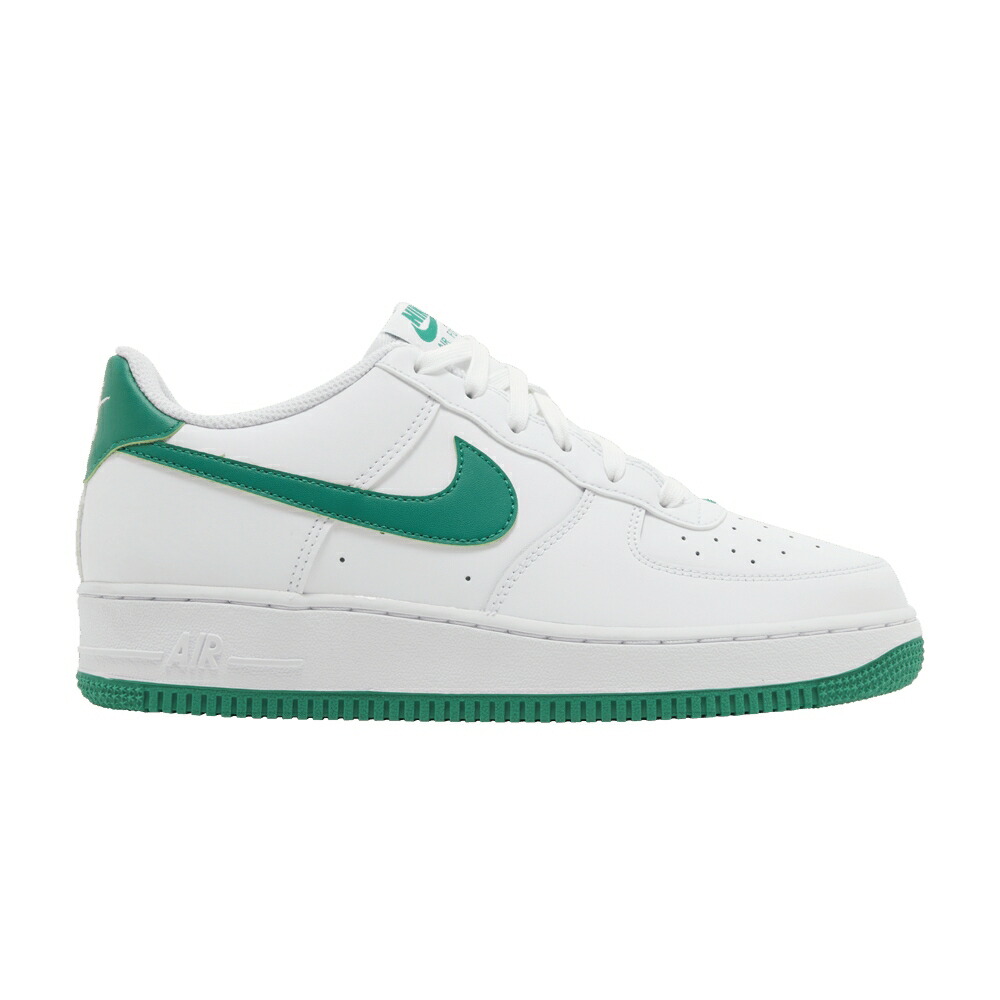 ナイキ 白いこと 白いこと 空軍 \u0027WHITE MALACHITE\u0027 お坊っちゃん キッズ NIKE AIR FORCE 1 GS / WHITE WHITE MALACHITE もの言う花 マタニティ スニーカー