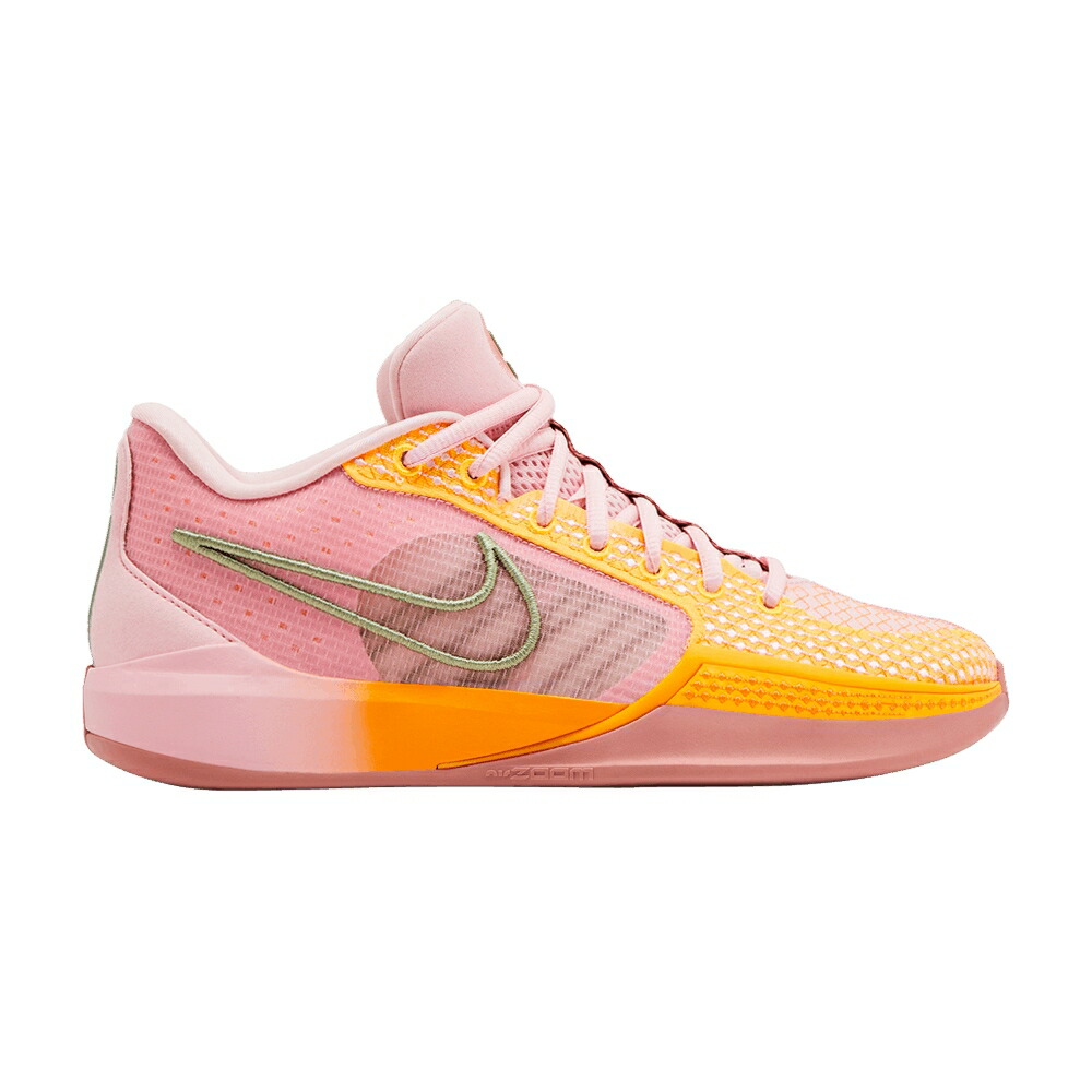 ナイキ ピンク 緑 グリーン \'WEST ROOTS\' スニーカー レディース NIKE WMNS SABRINA 1 EP COAST / MEDIUM SOFT PINK OIL GREEN TOTAL