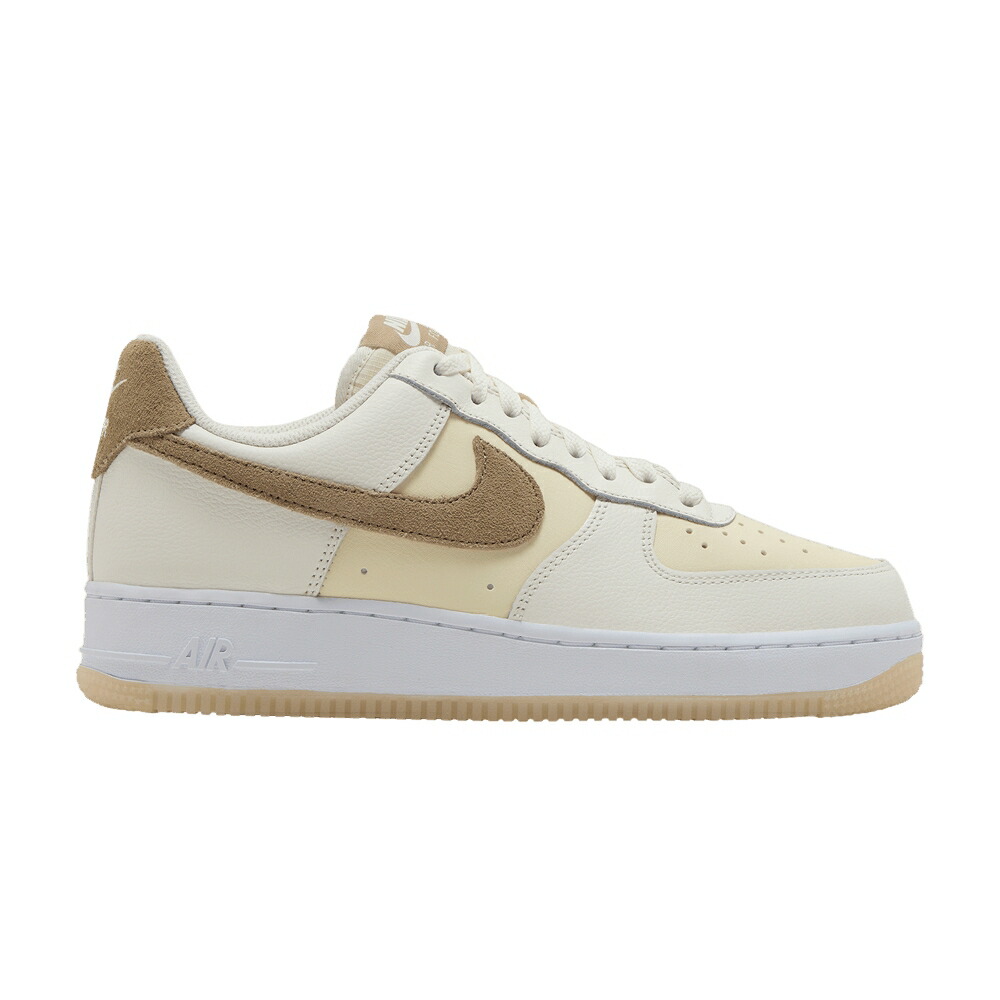ナイキ カーキ 白色 ホワイト エアフォース 'COCONUT KHAKI' スニーカー メンズ NIKE AIR FORCE 1 07 LV8 MILK / SAIL KHAKI COCONUT MILK WHITE｜スニケス