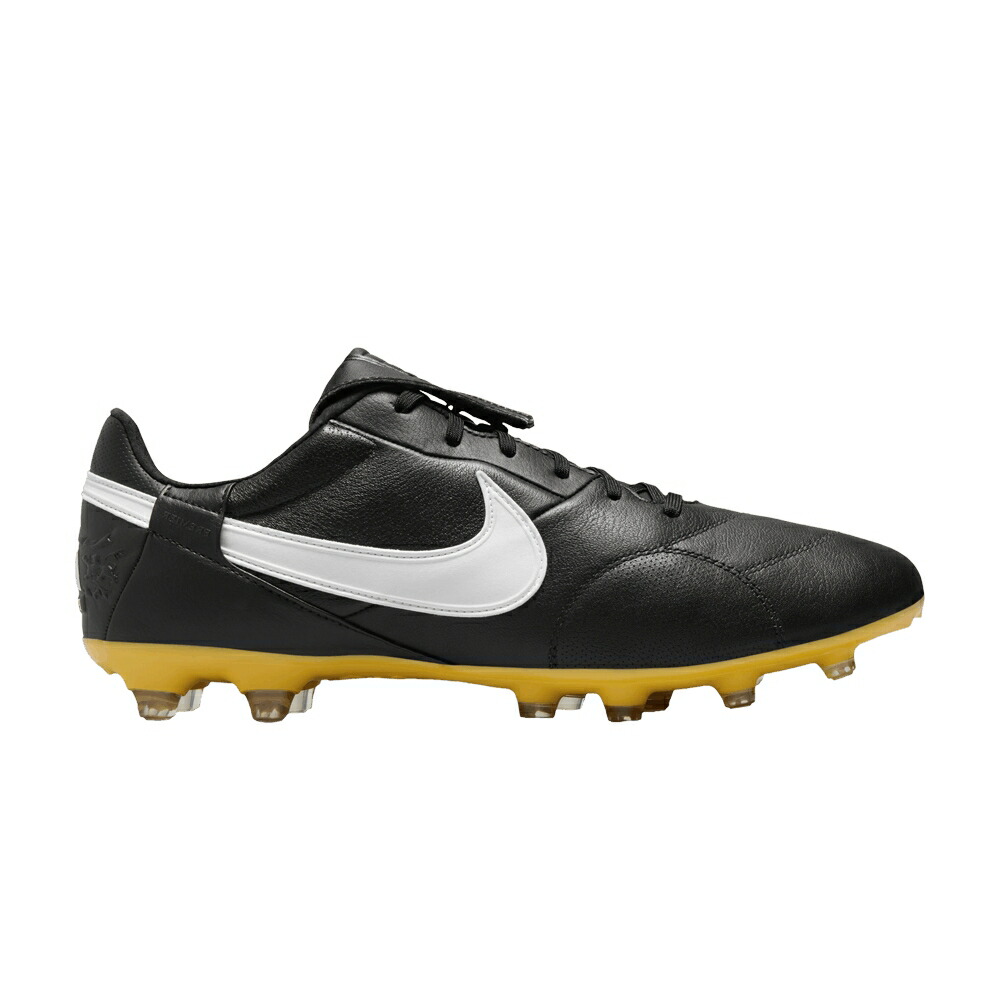 ナイキ プレミアム 黒色 ブラック 白色 ホワイト BLACK AMARILLO スニーカー メンズ NIKE PREMIER 3 FG / BLACK AMARILLO WHITE