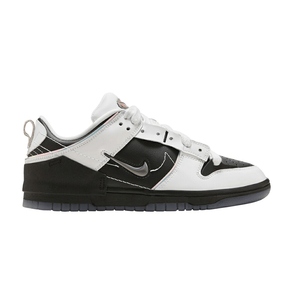 ナイキ ダンク 白いこと 白いこと 黒いこと 黒いこと ダンクロー \u0027YEAR DRAGON\u0027 スニーカー レディース NIKE WMNS DUNK LOW DISRUPT 2 OF THE / WHITE BLACK MULTI COLOR