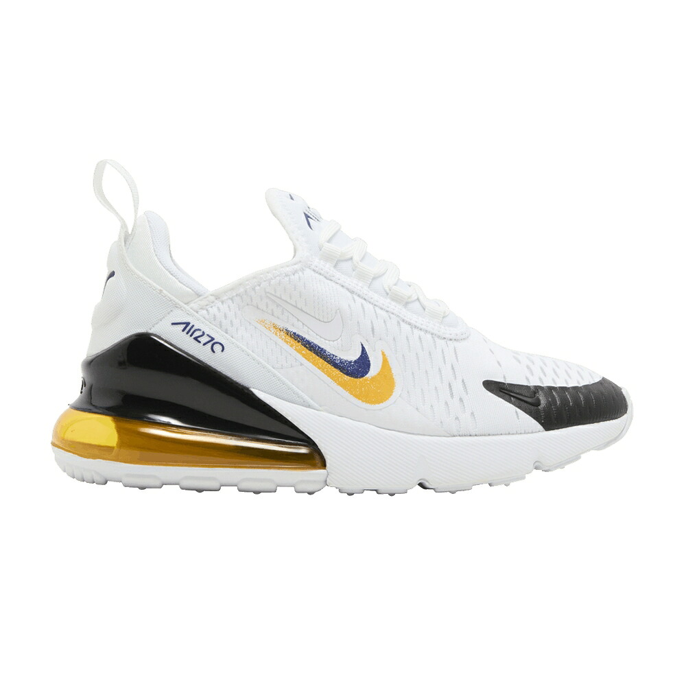 ナイキ マックス 白色 ホワイト ゴールド ディープ エアマックス 'MULTISWOOSH GOLD' ジュニア キッズ NIKE AIR MAX 270 GS 'MULTI-SWOOSH - WHITE UNIVERSITY / WHITE UNIVERSITY GOLD DEEP ROYAL ベビー マタニティ ス