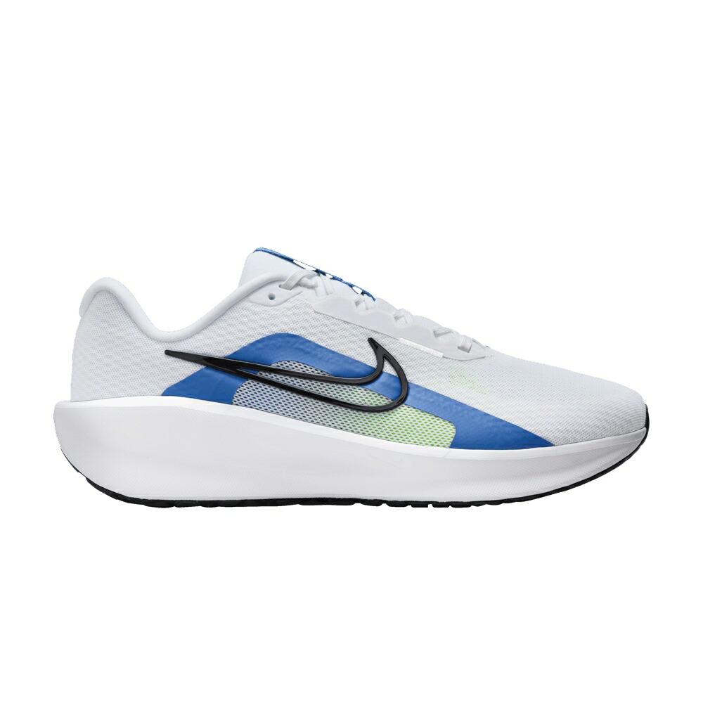 ナイキ サーティーン 白色 ホワイト 青色 ブルー 緑 グリーン ストライク 'WHITE BLUE' スニーカー メンズ NIKE DOWNSHIFTER 13 EXTRA WIDE STAR / WHITE STAR BLUE GREEN STRIKE