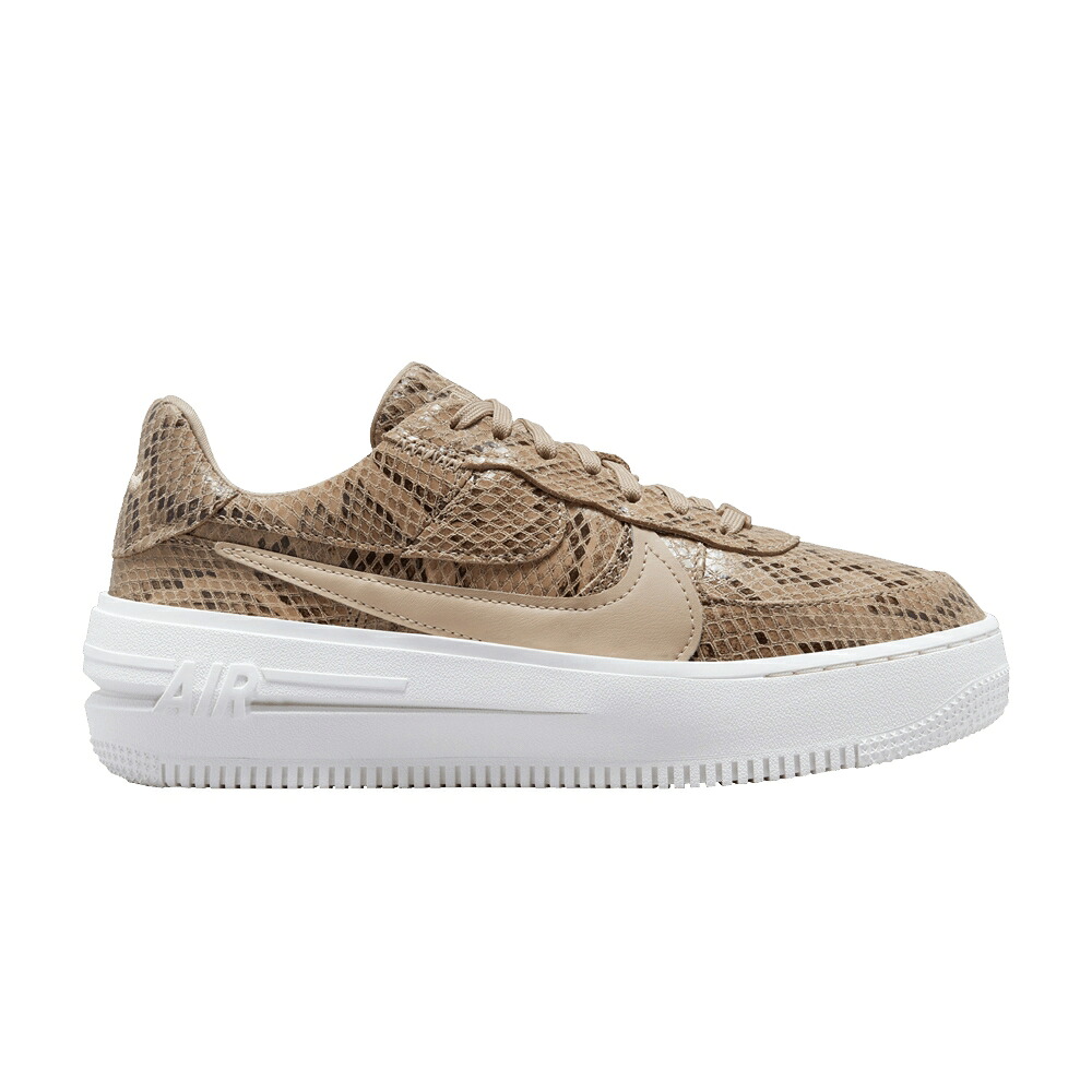 ナイキ 空軍 PLT.AF.ORM \u0027SNAKESKIN\u0027 スニーカー レディース NIKE WMNS AIR FORCE 1 / HEMP SAIL HEMP
