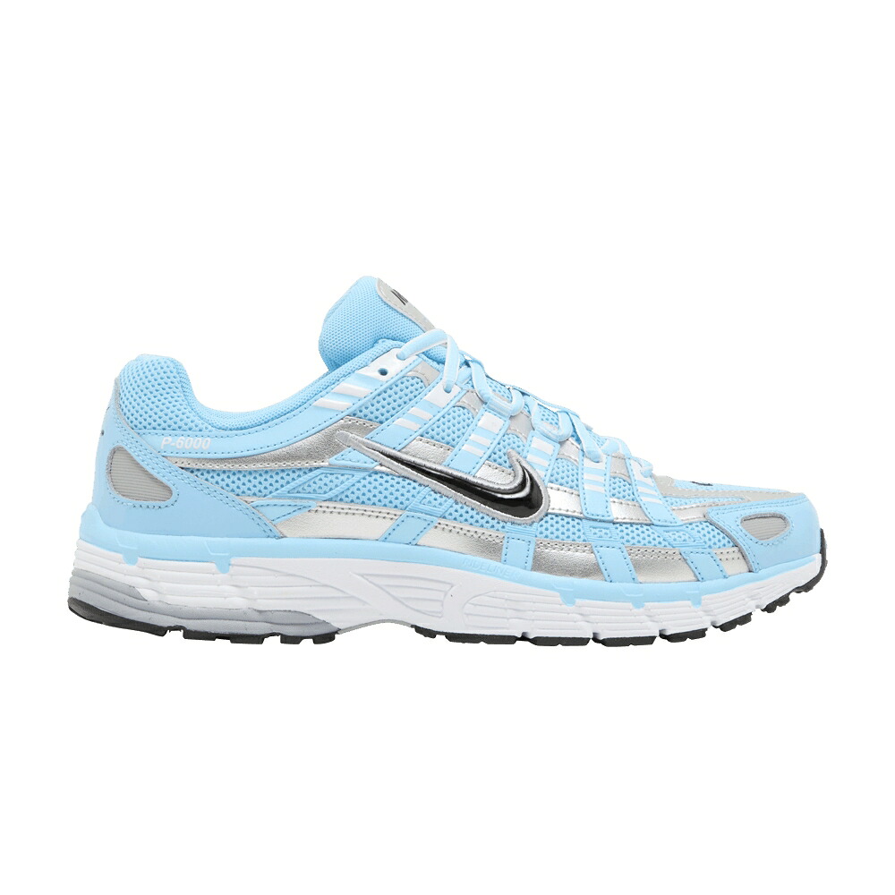 ナイキ 青味 青み しろがね色 しろがね色 \u0027AQUARIUS BLUE\u0027 スニーカー メンズ NIKE P-6000 / AQUARIUS BLUE METALLIC SILVER