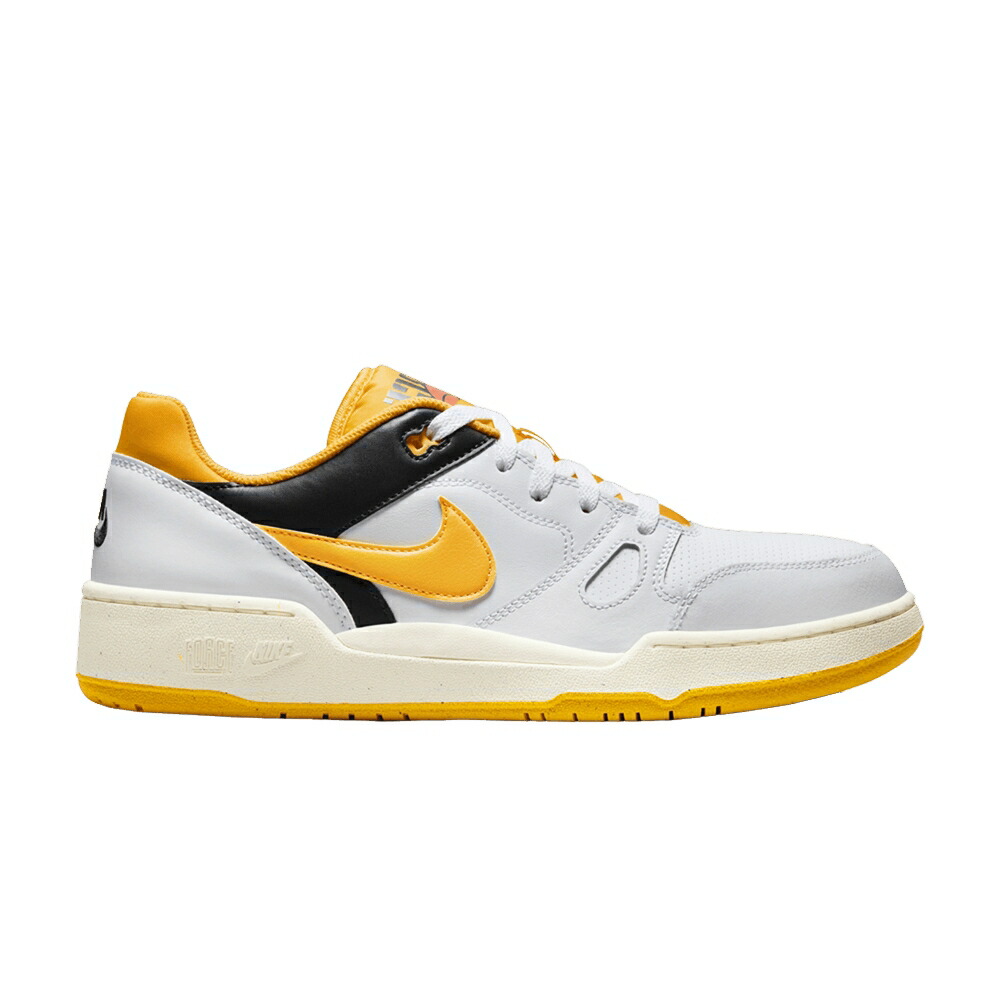 ナイキ 白色 ホワイト 黒色 ブラック ゴールド WHITE GOLD スニーカー メンズ NIKE FULL FORCE LOW UNIVERSITY / WHITE BLACK SAIL UNIVERSITY GOLD
