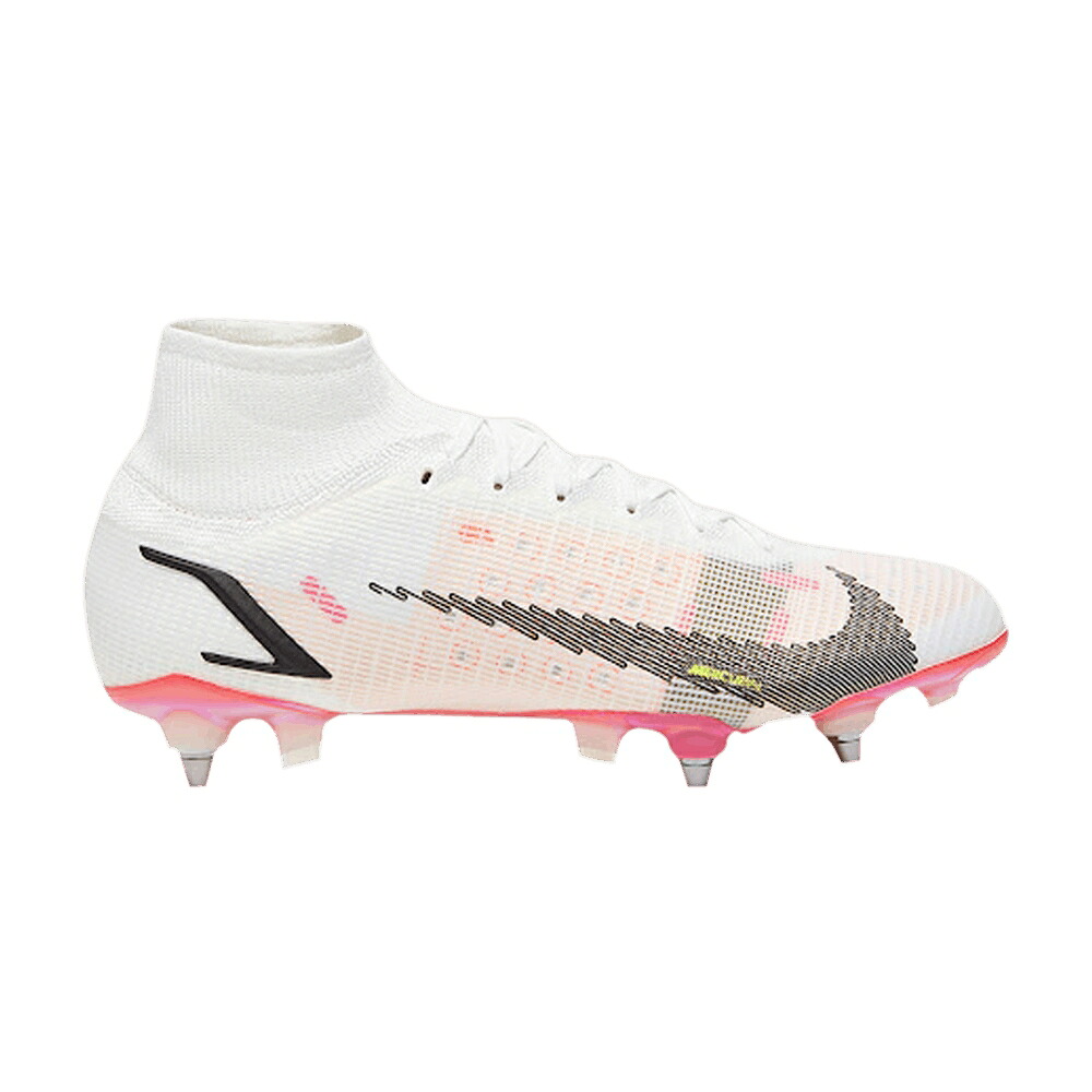 ナイキ エリート プロ 白色 ホワイト 黒色 ブラック クリムゾン 'RAWDACIOUS' スニーカー メンズ NIKE MERCURIAL SUPERFLY 8 ELITE SG PRO / WHITE BLACK BRIGHT CRIMSON