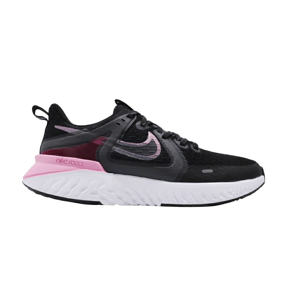 ナイキ レジェンド リアクト 黒色 ブラック クール 灰色 グレー ピンク 'PSYCHIC PINK' スニーカー レディース NIKE WMNS LEGEND REACT 2 / BLACK COOL GREY PSYCHIC PINK｜スニケス