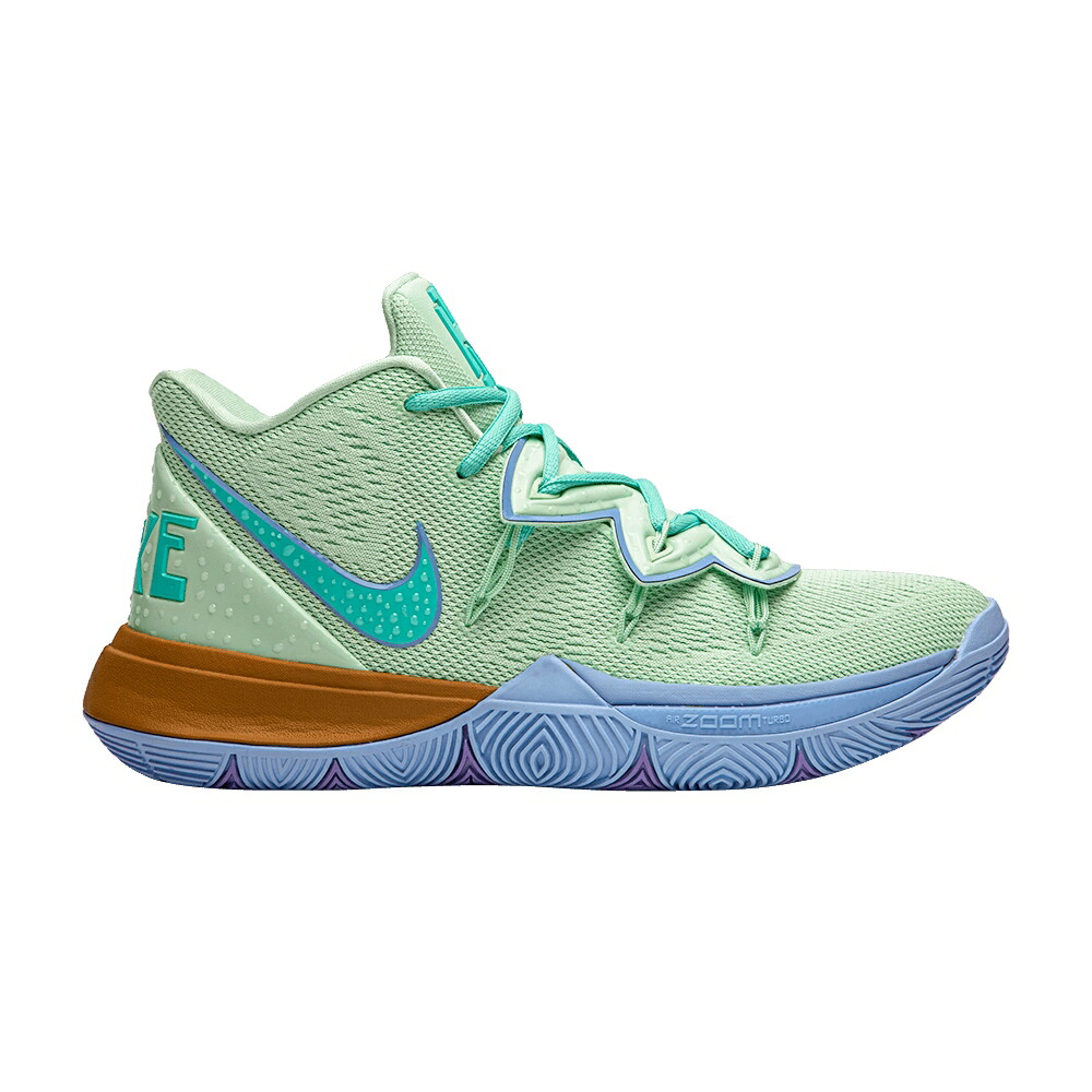 ナイキ 海綿体シリング カイリー \u0027SQUIDWARD\u0027 スニーカー メンズ NIKE SPONGEBOB SQUAREPANTS X KYRIE 5 EP / FROSTED SPRUCE ALUMINUM