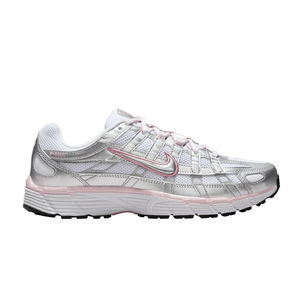 ナイキ 白色 ホワイト ピンク 黒色 ブラック WHITE PINK スニーカー レディース NIKE WMNS P-6000 ELEMENTAL / WHITE ELEMENTAL PINK BLACK