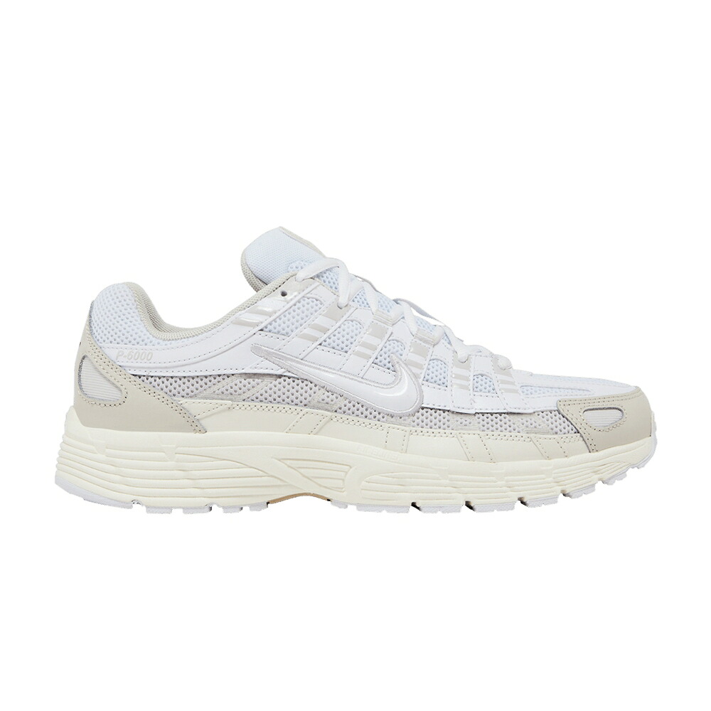 ナイキ 白色 ホワイト 灰色 グレー 'WHITE SAIL' スニーカー メンズ NIKE P-6000 / WHITE SAIL VAST GREY WHITE|スニケス