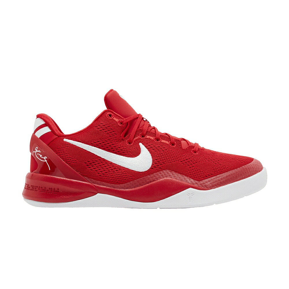 ナイキ コービー 赤 レッド 白色 ホワイト 'UNIVERSITY RED' ジュニア キッズ NIKE KOBE 8 GS / UNIVERSITY RED WHITE UNIVERSITY ベビー マタニティ スニーカー