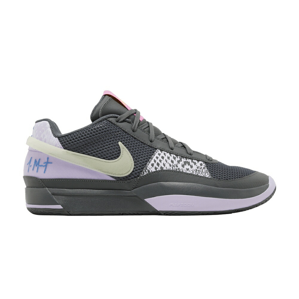 ナイキ 薄墨色 薄墨色 \u0027PERSONAL TOUCH\u0027 スニーカー メンズ NIKE JA 1 / IRON GREY GLOW LILAC BLOOM LIGHT