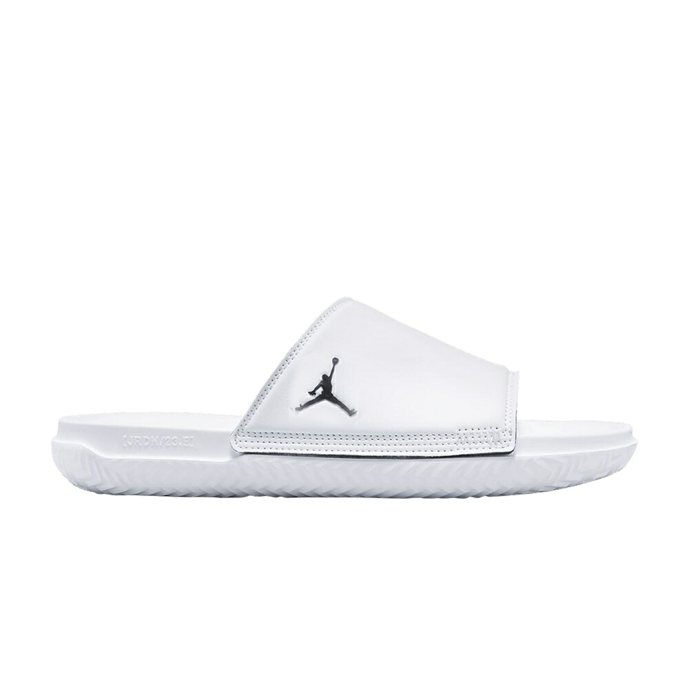 ナイキ サンダル 白色 ホワイト 黒色 ブラック 'WHITE DUST' スニーカー メンズ NIKE JORDAN PLAY SLIDE PHOTON / WHITE PHOTON DUST BLACK|スニケス