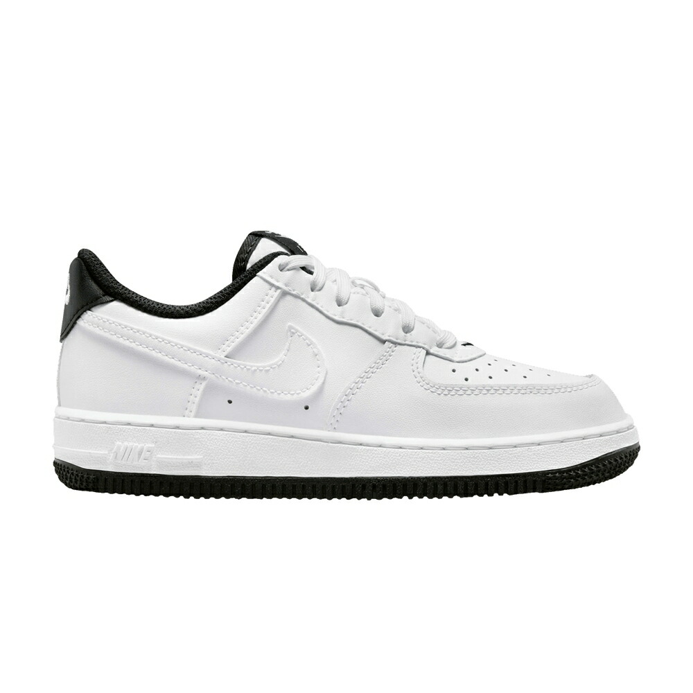 ナイキ 白色 ホワイト 黒色 ブラック 'WHITE BLACK' ジュニア キッズ NIKE FORCE 1 PS / WHITE BLACK WHITE ベビー マタニティ スニーカー